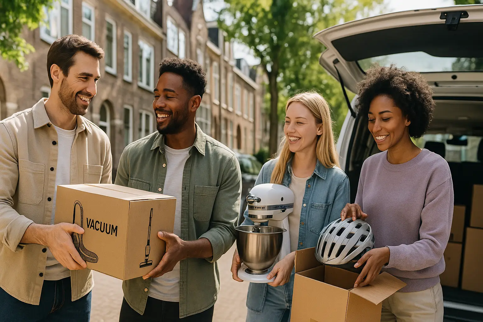 Ilustrační půjčování věcí